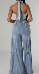 Teyana Two Piece Denim Set