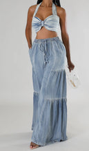 Load image into Gallery viewer, Teyana Two Piece Denim Set
