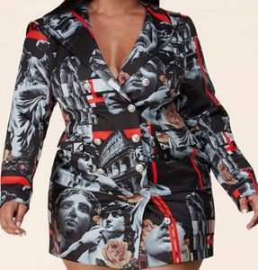 Restocked "Kitana" Blazer Dress/Jacket