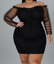 Load image into Gallery viewer, “Lita” Black Dress
