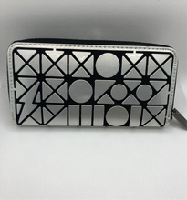 Load image into Gallery viewer, “Kim” Geometric Vibe Wallet- Silver
