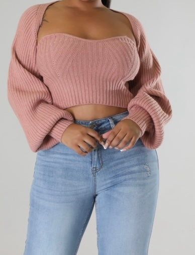 “Julissa” Two piece sweater set