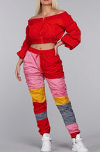 Load image into Gallery viewer, “Maya” Colorblock Tracksuit
