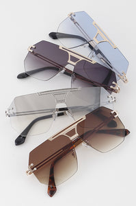 Chrissy- Sunglasses(Brown, Clear, Black, Or Blue)