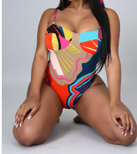 Load image into Gallery viewer, “Jenna” One Piece Swimsuit with Sarong
