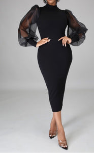 “Traci” Bodycon Dress-Black