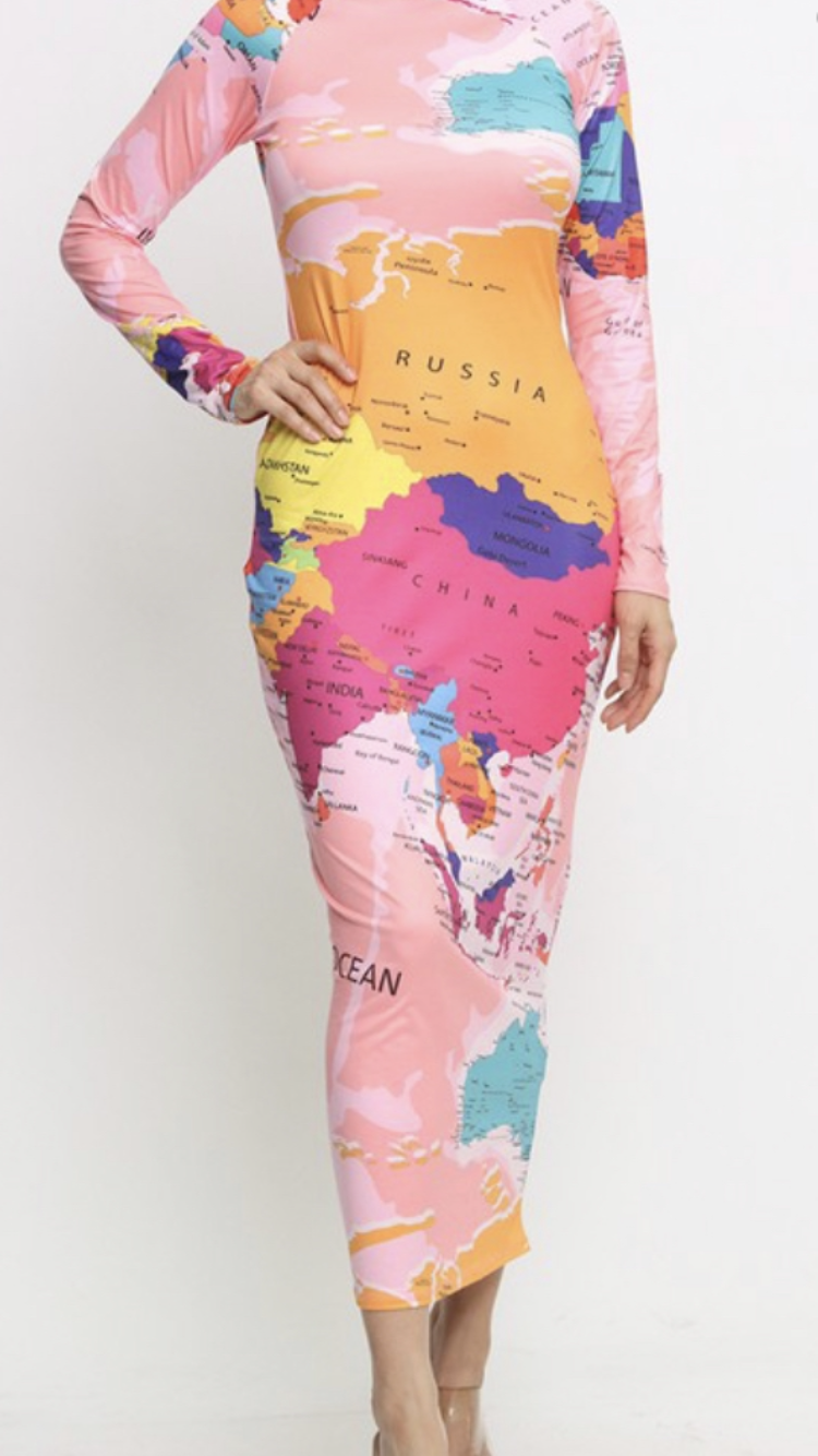 “Been around the world...ain’t found my baby” Bodycon Dress