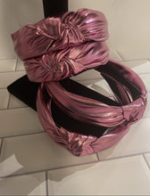 Load image into Gallery viewer, “Trish” Metallic Headband-Pink
