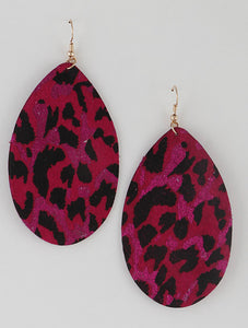 “Rosie” Leopard Print Earrings