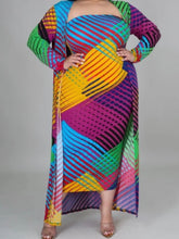 Load image into Gallery viewer, “Jamila” Tube Dress w/ Matching Cardigan
