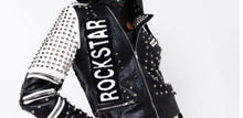 Load image into Gallery viewer, “Ryanna” Rockstar Vegan Leather Jacket
