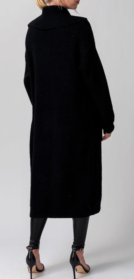 “Raven” Sweater Coat